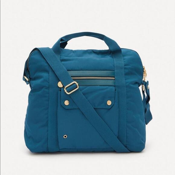 Stella McCartney Blue Baby Diaper Bag with Zip‎ Pocket - Picture 2 of 7